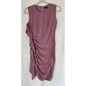 AQ/AQ 'Macey' Ash Rose Ruched Dress Size 4
